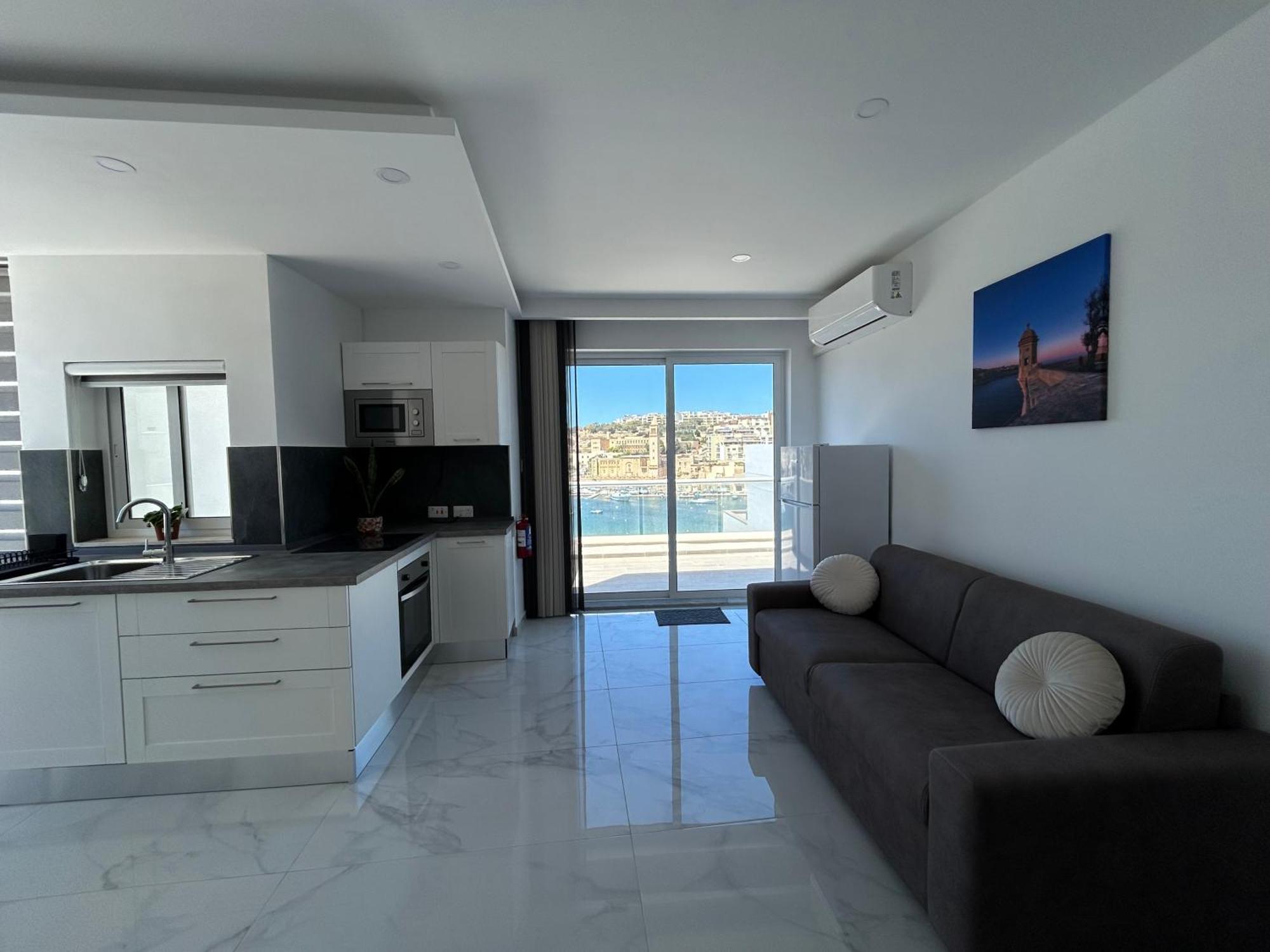 Seaview Setters Penthouse Marsaskala Apartman Kültér fotó